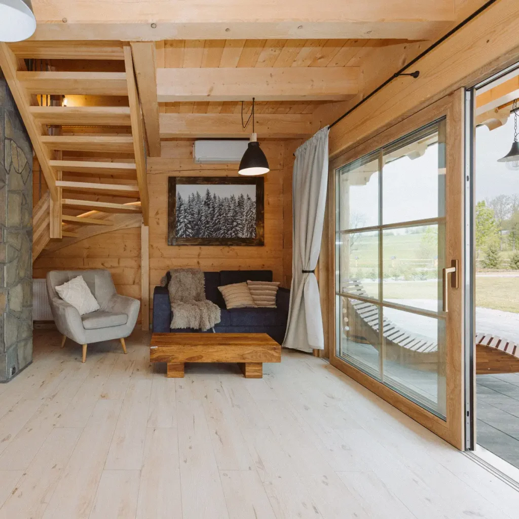 1x1 1200 Dzianisz Chocholow Domki W Gorach Drewniany Dom Salon 1024x1024