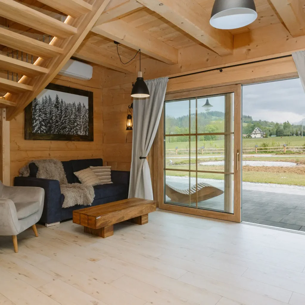 1x1 1200 Domki W Gorach Wnetrze Drewnianego Domu Salon 1024x1024